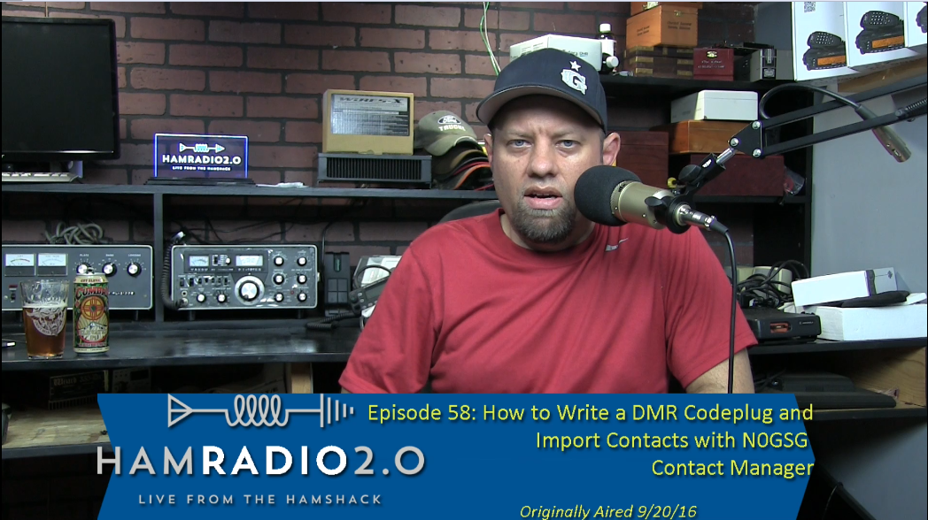 Episode 58: Writing a DMR Codeplug and N0GSG Contact Manager