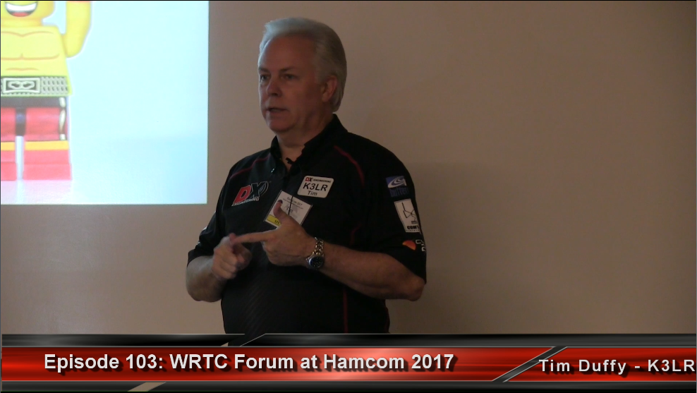 Episode 103: WRTC Forum at Hamcom, Presented by Tim Duffy, K3LR