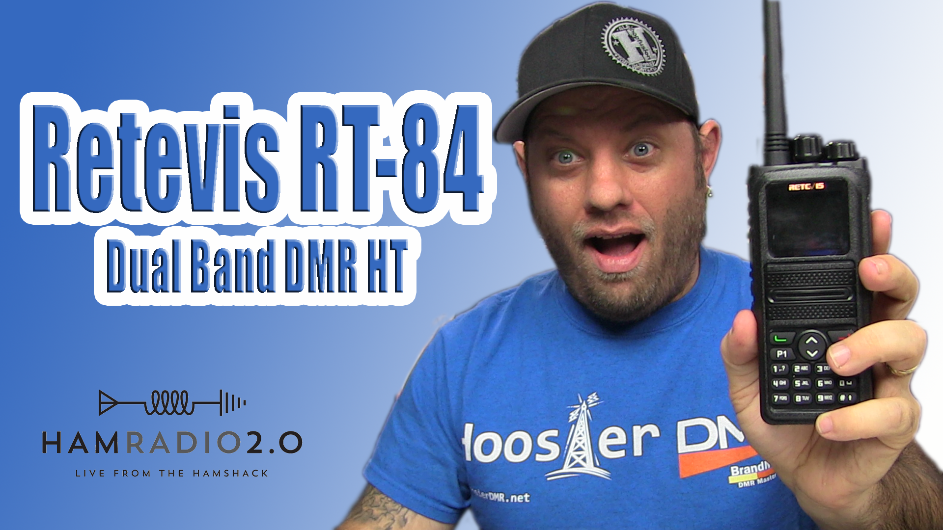 Episode 179: Retevis RT84 Dual Band DMR Handheld Review