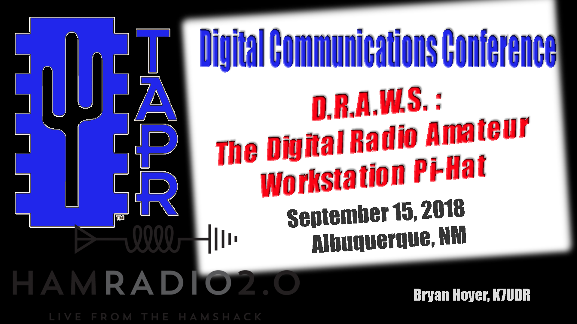 Episode 176: D.R.A.W.S. – the Digital Radio Amateur Workstation from NW Digital Radio, TAPR DCC