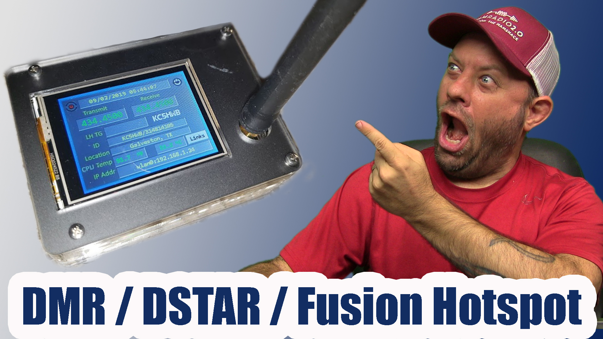 Episode 241: DMR DSTAR Fusion Hotspot from K4WZV