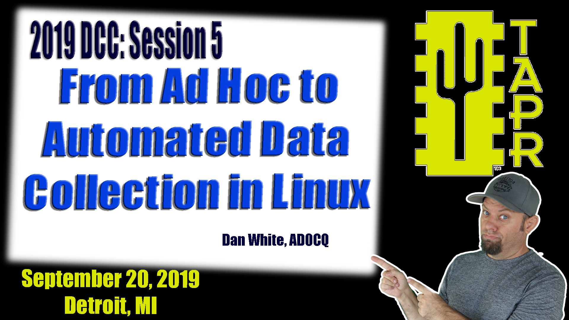 Episode 275: From Ad Hoc to Automated Data Collection in Linux | TAPR DCC