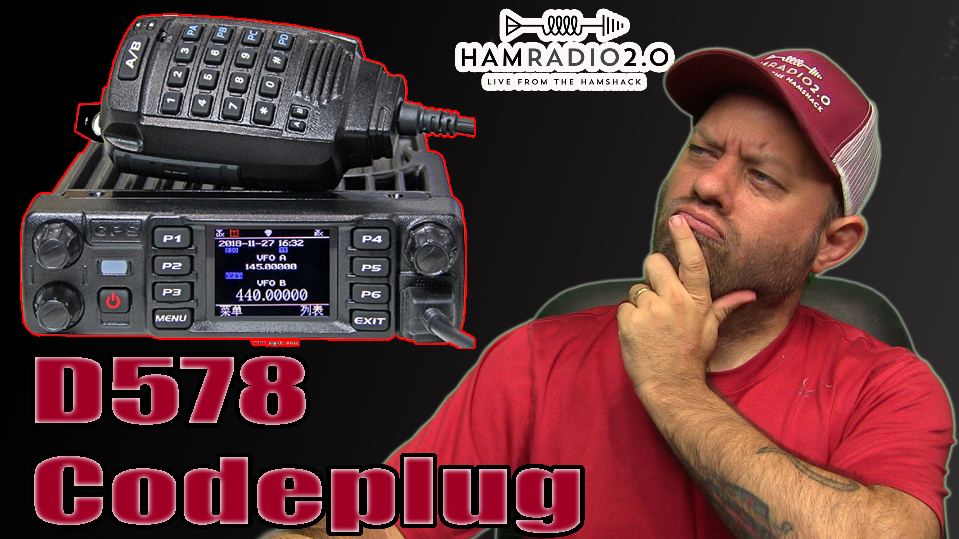 Episode 289: Anytone AT-D578 DMR Radio Codeplug Programming