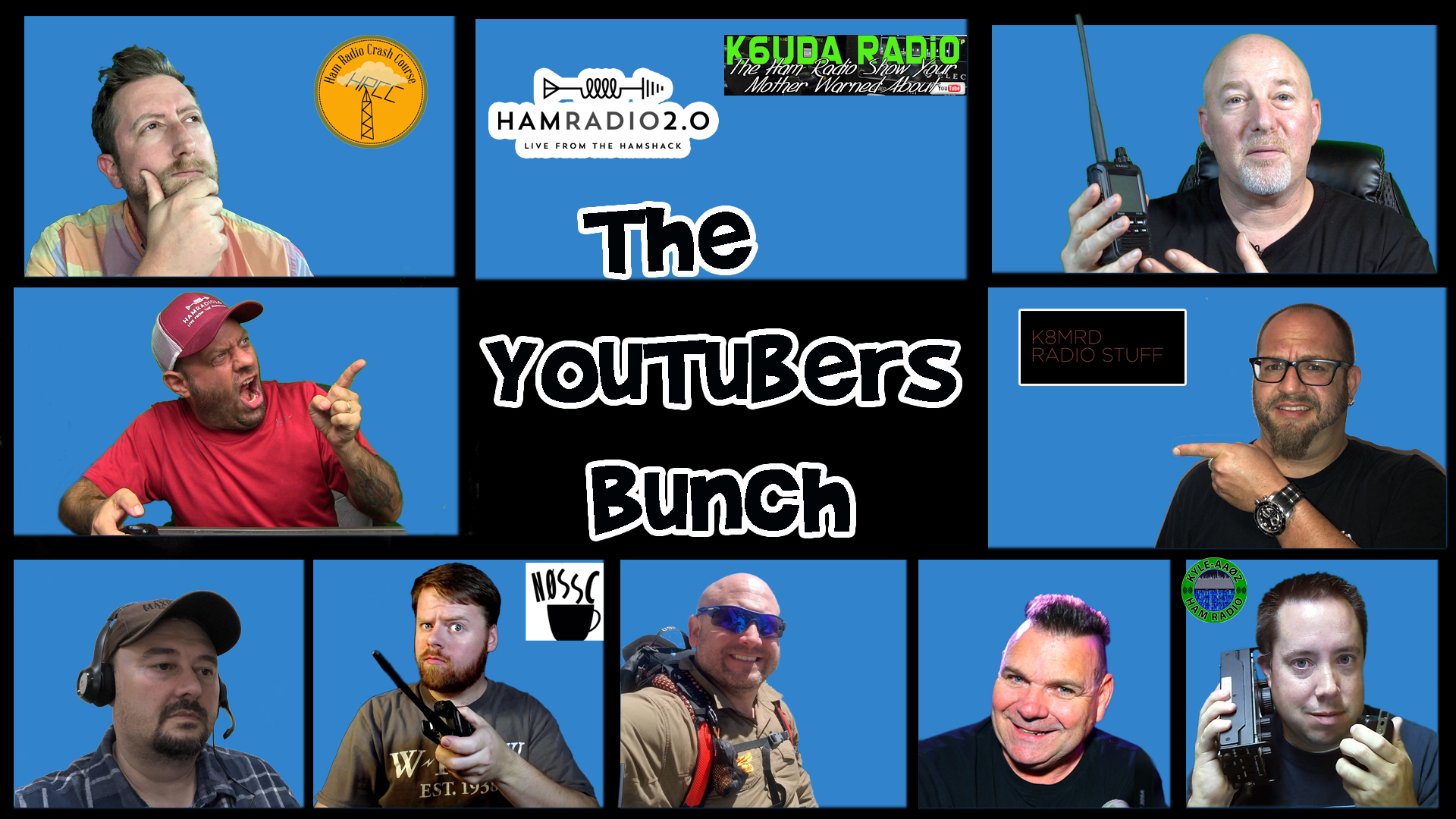 Episode 304: Lessons Learned with Ham Radio and YouTube | YouTubers Bunch #8