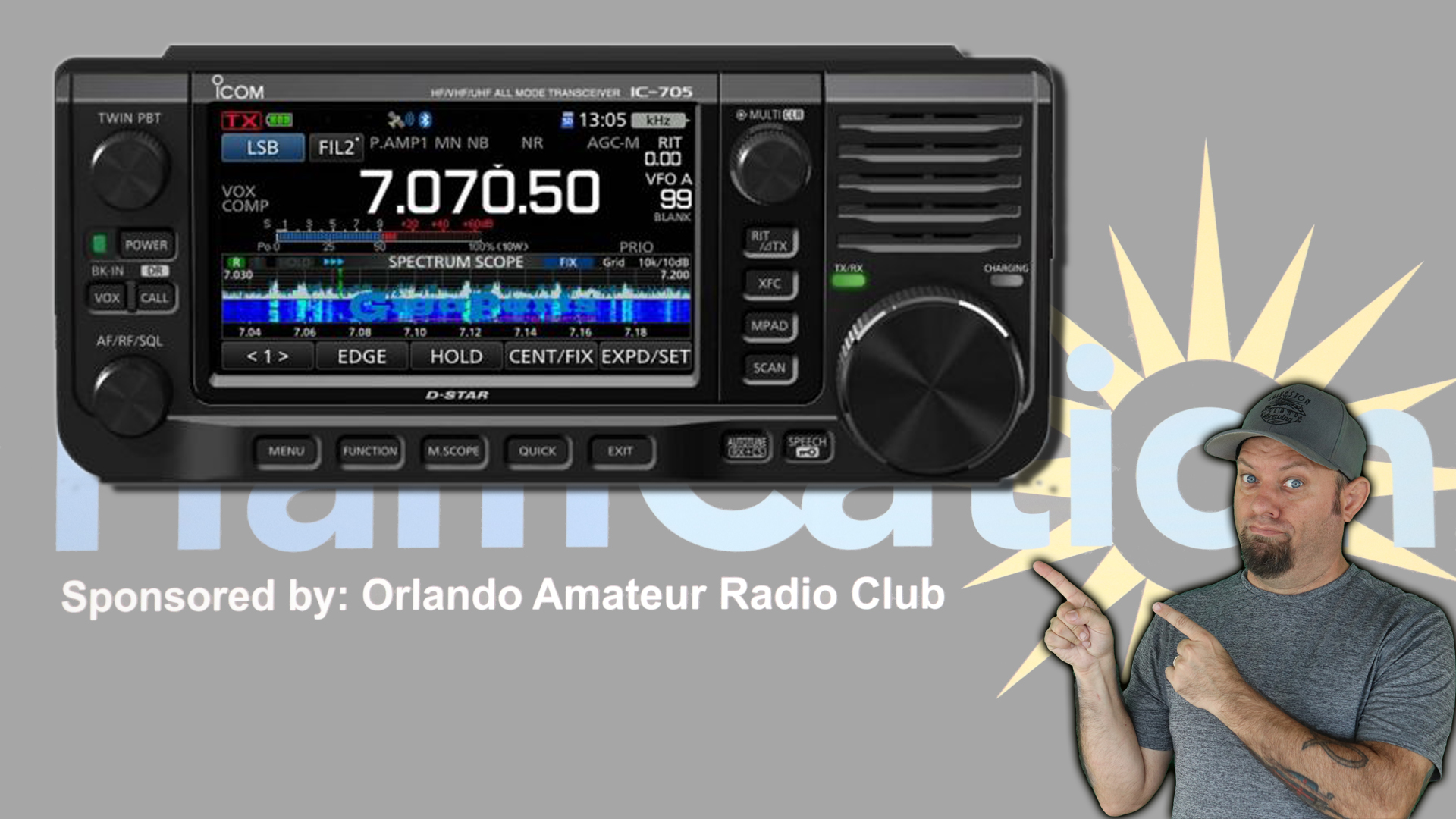 Episode 311: Icom IC-705 QRP Rig from Hamcation – First Look!