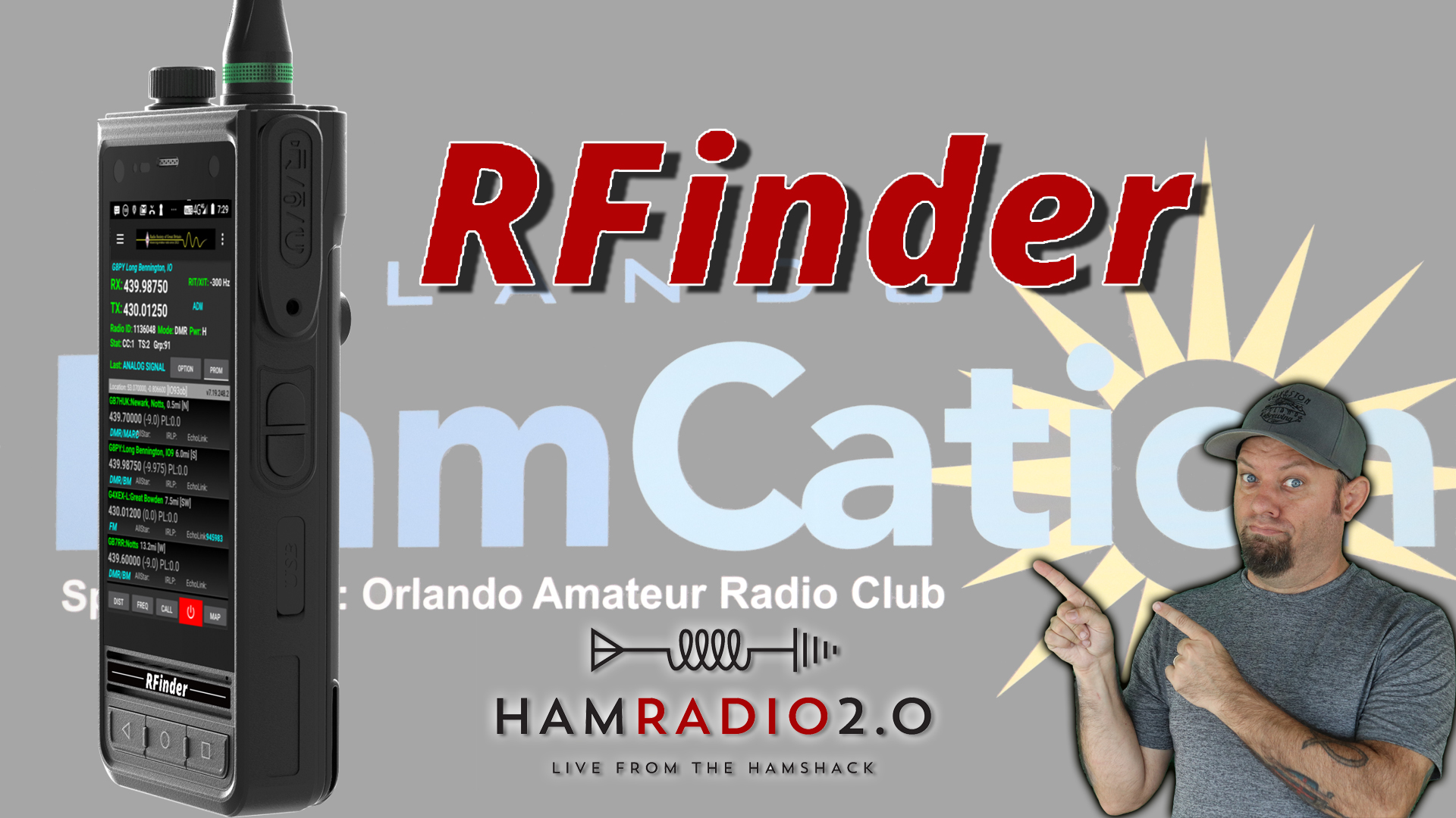 Episode 315: RFinder B1 Interview from Orlando Hamcation 2020