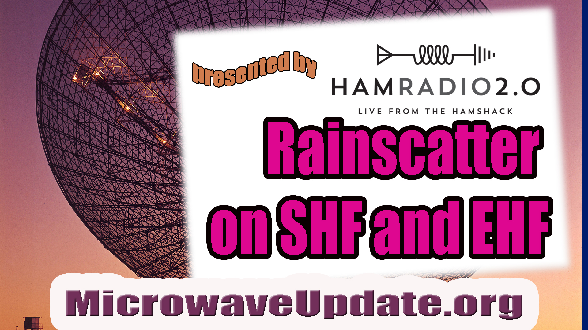 Episode 343: Ham Radio Rainscatter | Scattering Radio Signals on SHF and EHF – Microwave Update