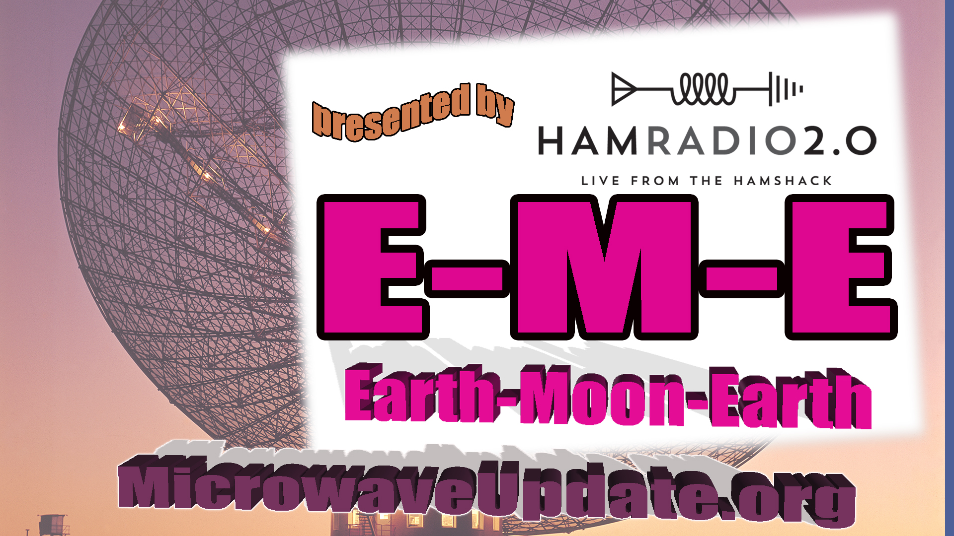 Episode 344: Ham Radio EME with a Portable, Small Dish | Earth Moon Earth
