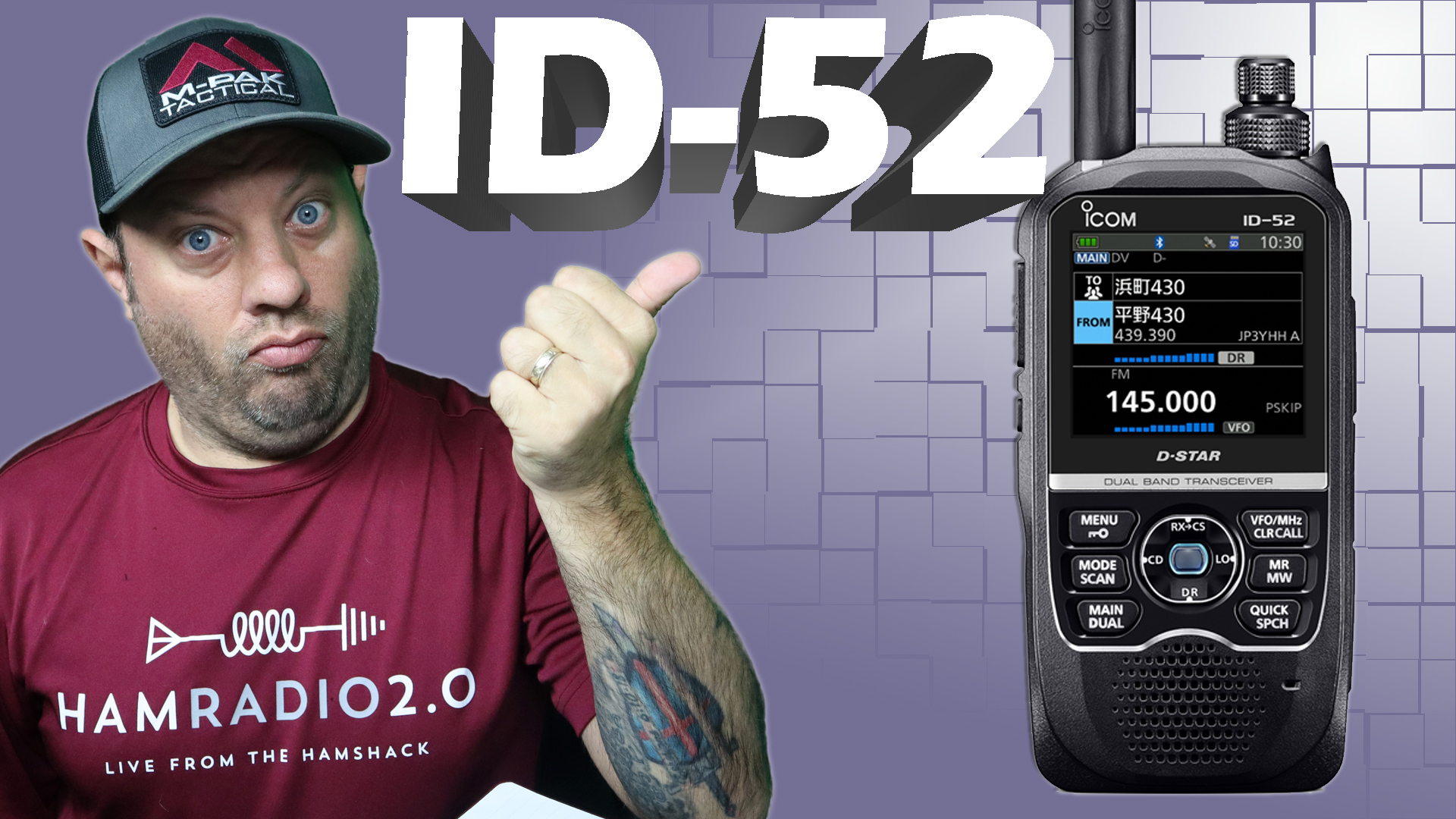 Episode 431: Icom Reveals the ID-52A/E Dual Band DSTAR Radio | New DSTAR Radio Announced!