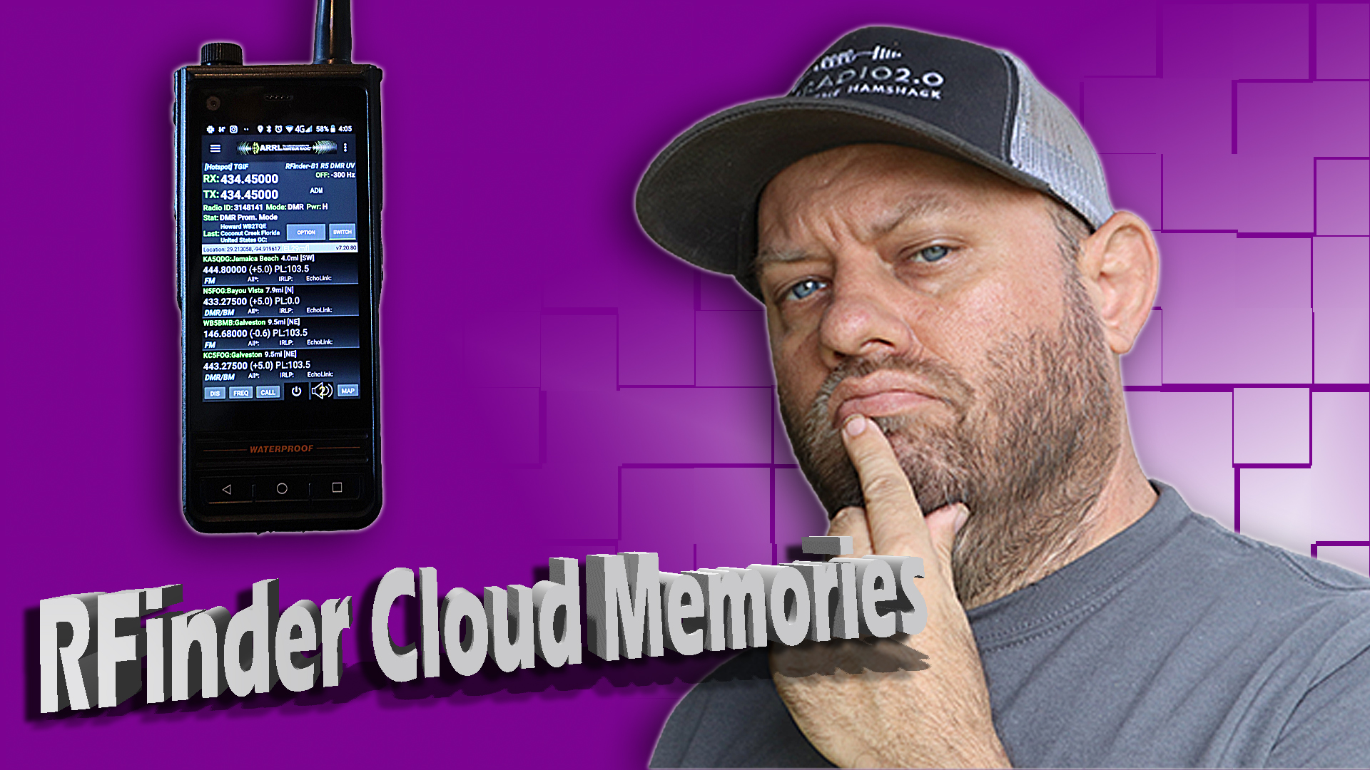 Episode 434: RFinder Cloud Memories – Backing Up and Loading | RFinder Android DMR Radio