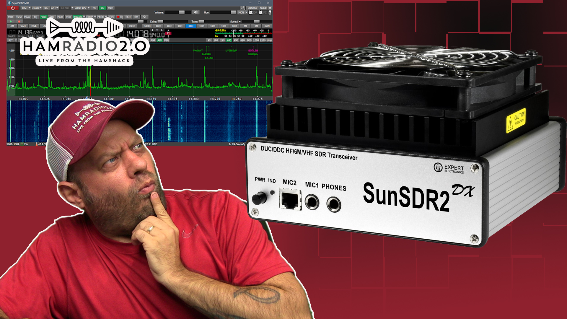 Episode 441: SunSDR2 DX HF Ham Radio Transceiver Setup and Demo