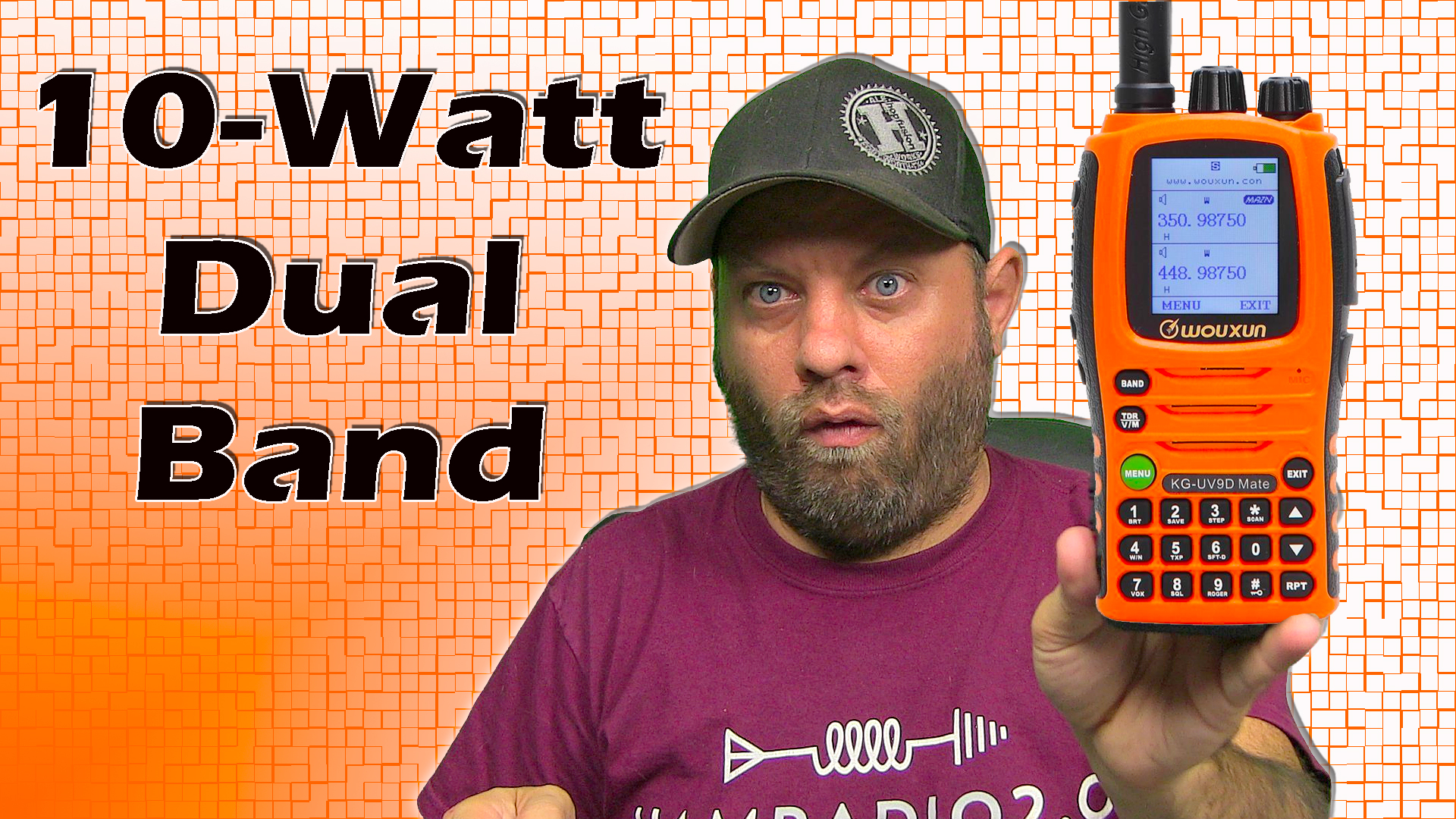 Episode 495: Wouxun KG-UV9D MATE 10-Watt Dual Band Ham Radio Unboxing